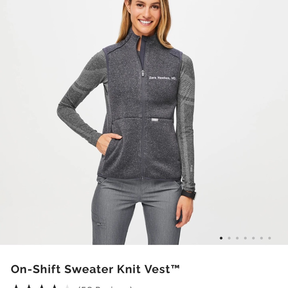 Figs knit sweater vest